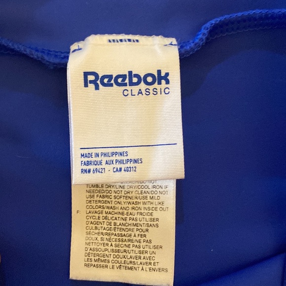 Reebok Womens Colorblock (blue,mustard yellow,white) Compression Athletic Pants - Picture 4 of 7